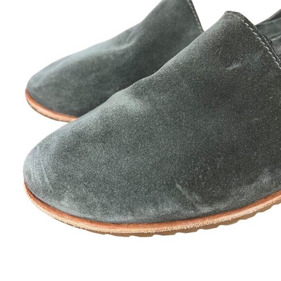 Sorel Ella Olive Green Suede Leather Flats Slip On Loafers Casual Shoes sz 8.5 - Picture 8 of 16